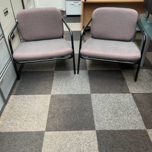 Pair of reception chairs